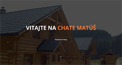 Desktop Screenshot of chatamatus.sk